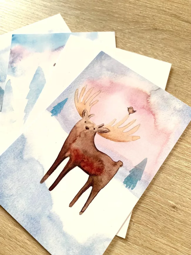 carte postale de noel