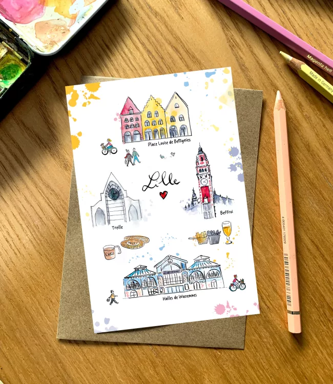 carte-postale-illustration-de-lille