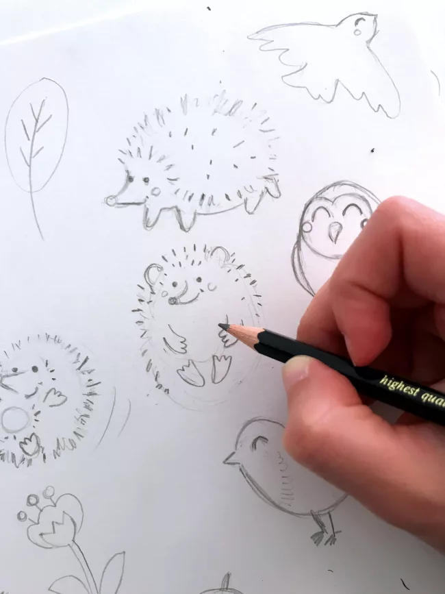 esquisses illustration jeunesse