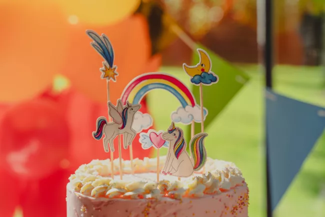 illustrations licorne anniversaire