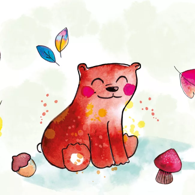 ours illustration papeterie jeunesse