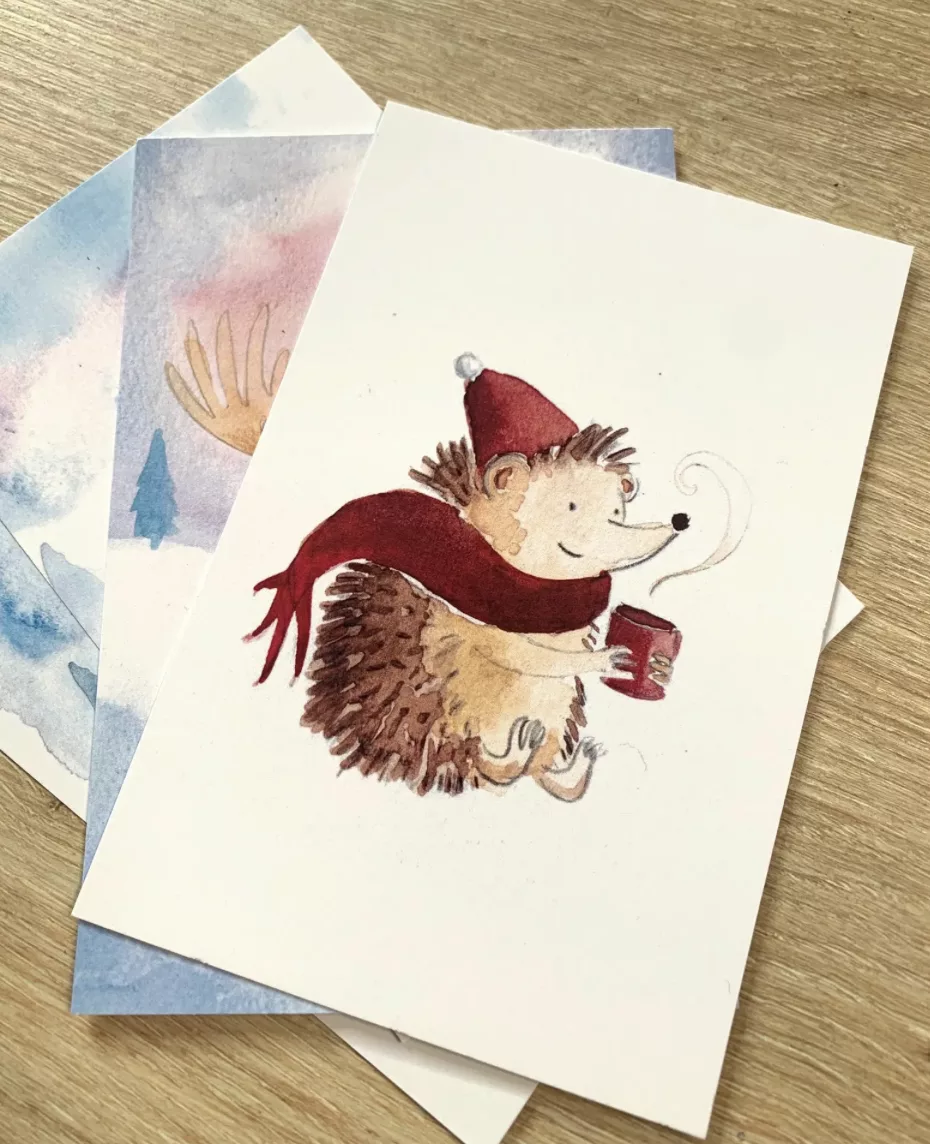 Carte postale herisson