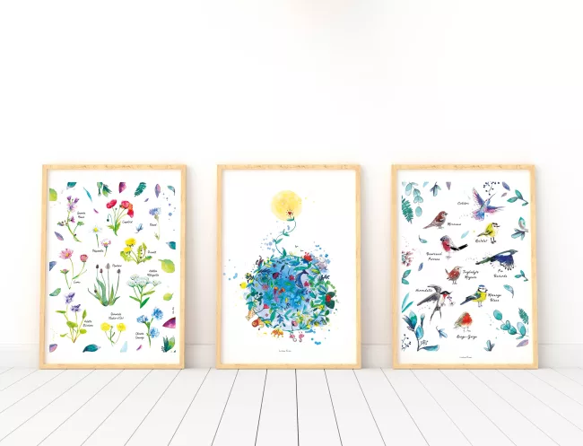 lot-de-3-affiches-illustration-aquarelle