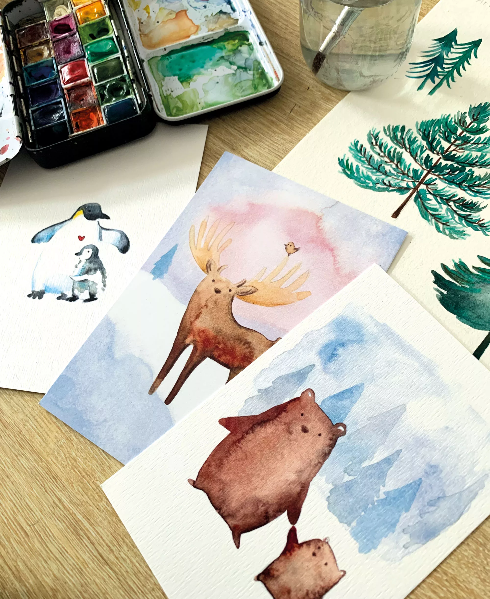 aquarelle-cartes-noel
