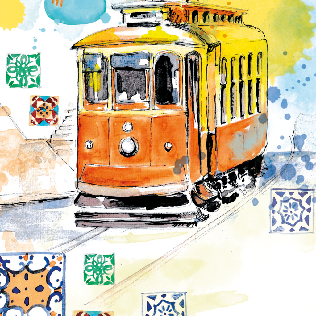 illustration-tramway-2-portugal-croquis-lorene-russo